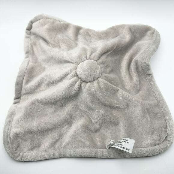 Peacock Alley Light Grey Fleece Giraffe Lovey Security Baby Blanket Soft Plush - Picture 9 of 10